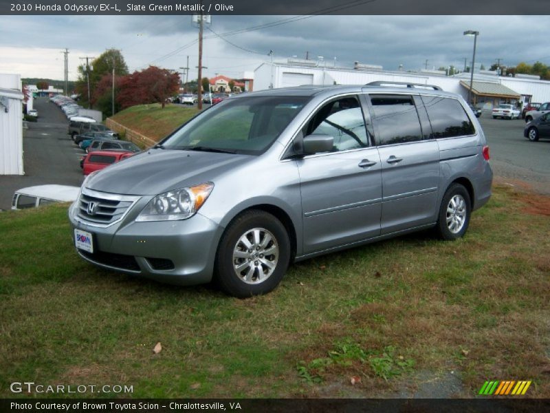 Slate Green Metallic / Olive 2010 Honda Odyssey EX-L