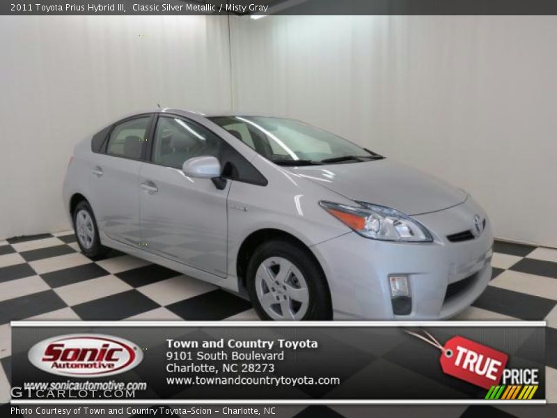Classic Silver Metallic / Misty Gray 2011 Toyota Prius Hybrid III