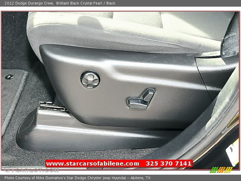 Brilliant Black Crystal Pearl / Black 2012 Dodge Durango Crew