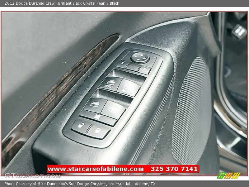 Brilliant Black Crystal Pearl / Black 2012 Dodge Durango Crew