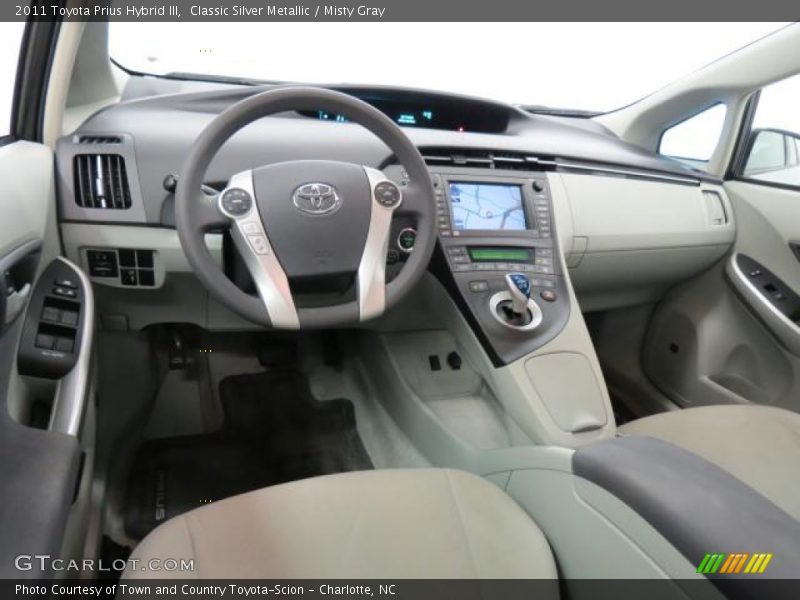 Classic Silver Metallic / Misty Gray 2011 Toyota Prius Hybrid III