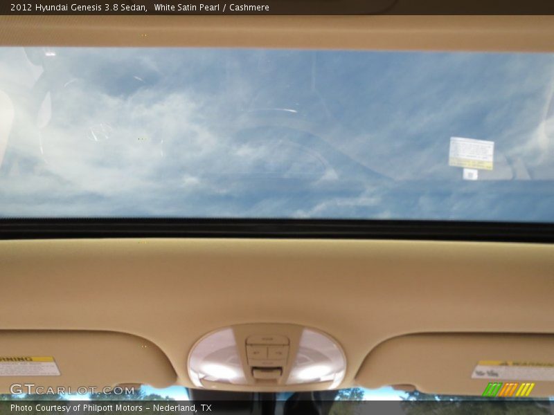 White Satin Pearl / Cashmere 2012 Hyundai Genesis 3.8 Sedan