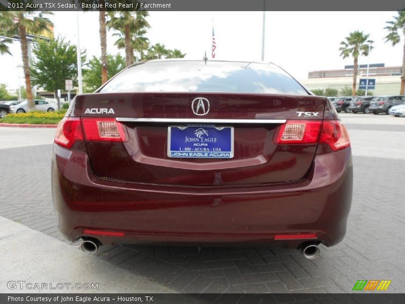 Basque Red Pearl / Parchment 2012 Acura TSX Sedan