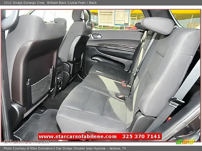 Brilliant Black Crystal Pearl / Black 2012 Dodge Durango Crew