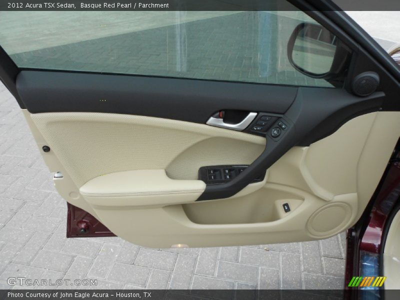 Basque Red Pearl / Parchment 2012 Acura TSX Sedan