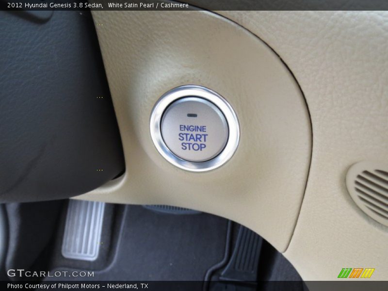 White Satin Pearl / Cashmere 2012 Hyundai Genesis 3.8 Sedan
