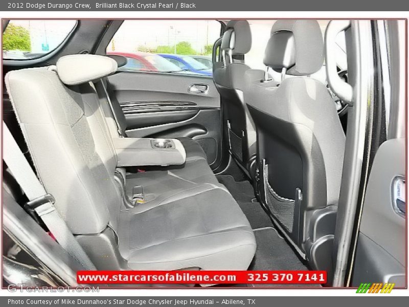 Brilliant Black Crystal Pearl / Black 2012 Dodge Durango Crew