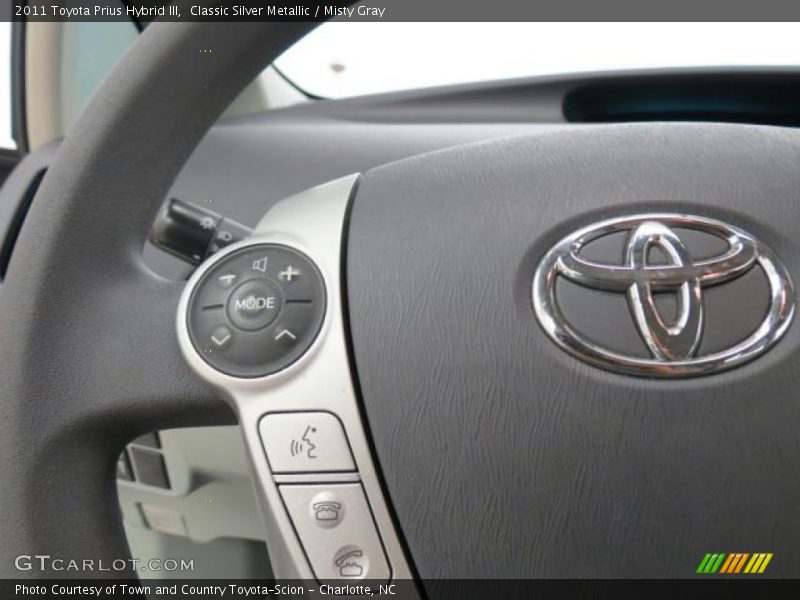 Classic Silver Metallic / Misty Gray 2011 Toyota Prius Hybrid III
