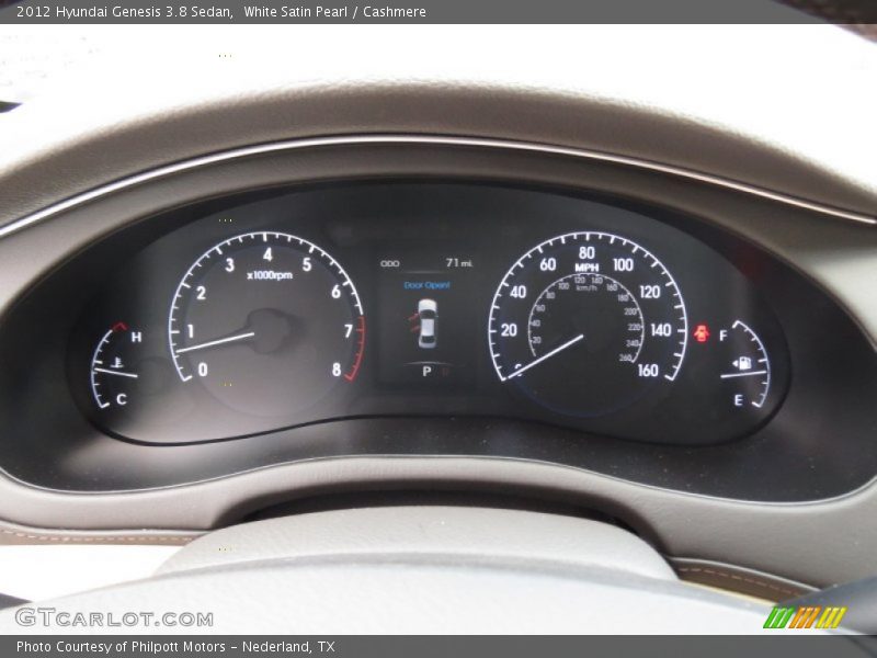 White Satin Pearl / Cashmere 2012 Hyundai Genesis 3.8 Sedan