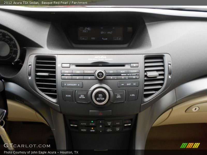 Basque Red Pearl / Parchment 2012 Acura TSX Sedan