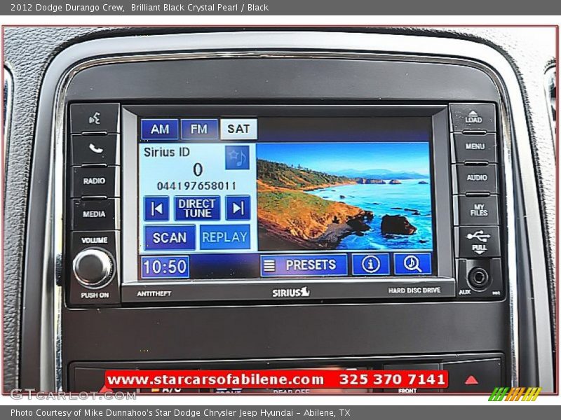 Brilliant Black Crystal Pearl / Black 2012 Dodge Durango Crew