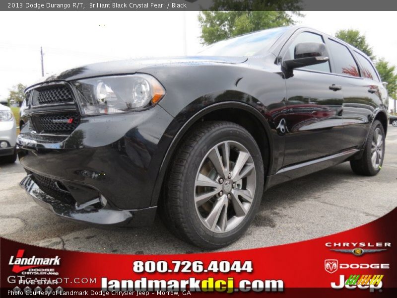 Brilliant Black Crystal Pearl / Black 2013 Dodge Durango R/T