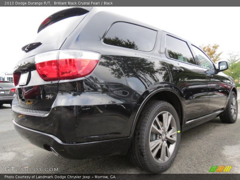 Brilliant Black Crystal Pearl / Black 2013 Dodge Durango R/T