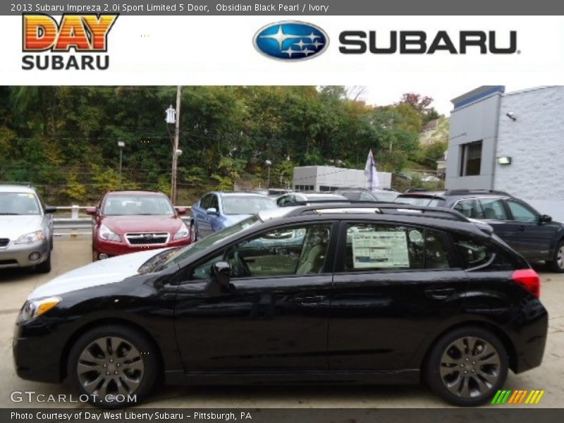 Obsidian Black Pearl / Ivory 2013 Subaru Impreza 2.0i Sport Limited 5 Door