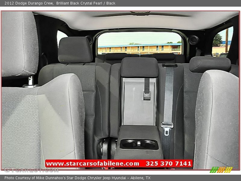 Brilliant Black Crystal Pearl / Black 2012 Dodge Durango Crew