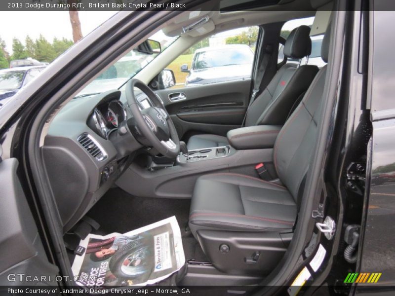 Front Seat of 2013 Durango R/T