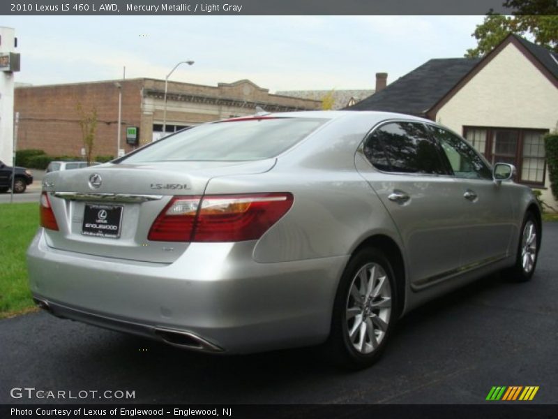Mercury Metallic / Light Gray 2010 Lexus LS 460 L AWD