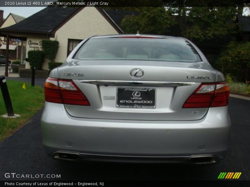 Mercury Metallic / Light Gray 2010 Lexus LS 460 L AWD