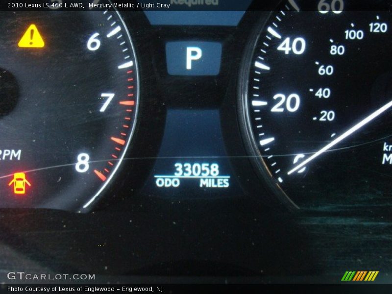 Mercury Metallic / Light Gray 2010 Lexus LS 460 L AWD