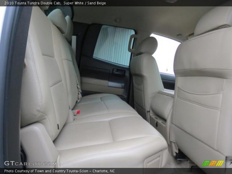 Super White / Sand Beige 2010 Toyota Tundra Double Cab