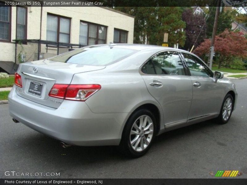Tungsten Silver Pearl / Light Gray 2010 Lexus ES 350