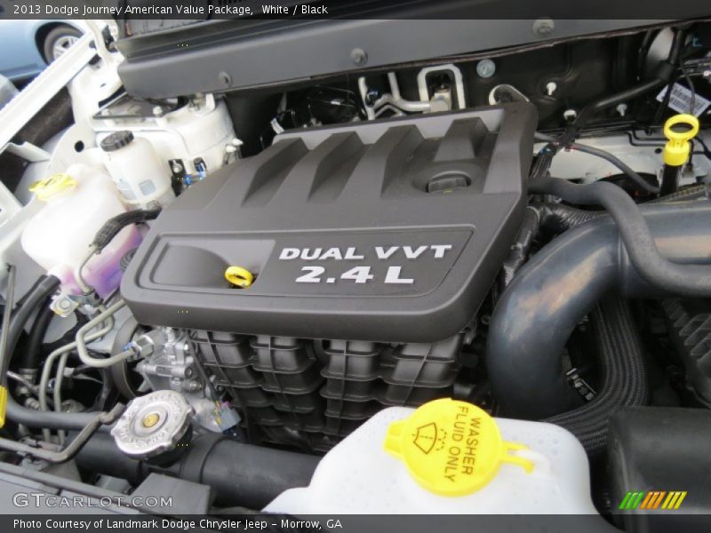 White / Black 2013 Dodge Journey American Value Package
