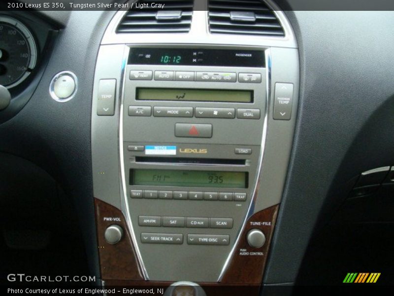 Tungsten Silver Pearl / Light Gray 2010 Lexus ES 350