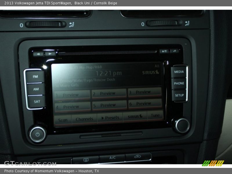 Black Uni / Cornsilk Beige 2013 Volkswagen Jetta TDI SportWagen