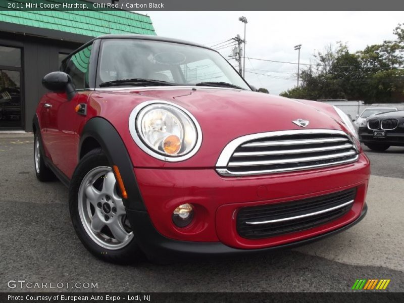 Chili Red / Carbon Black 2011 Mini Cooper Hardtop