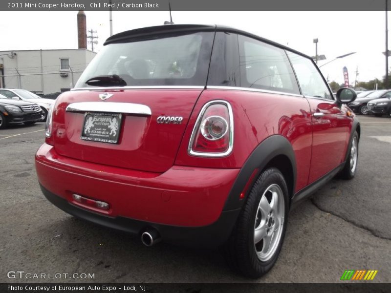 Chili Red / Carbon Black 2011 Mini Cooper Hardtop