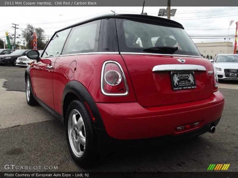 Chili Red / Carbon Black 2011 Mini Cooper Hardtop