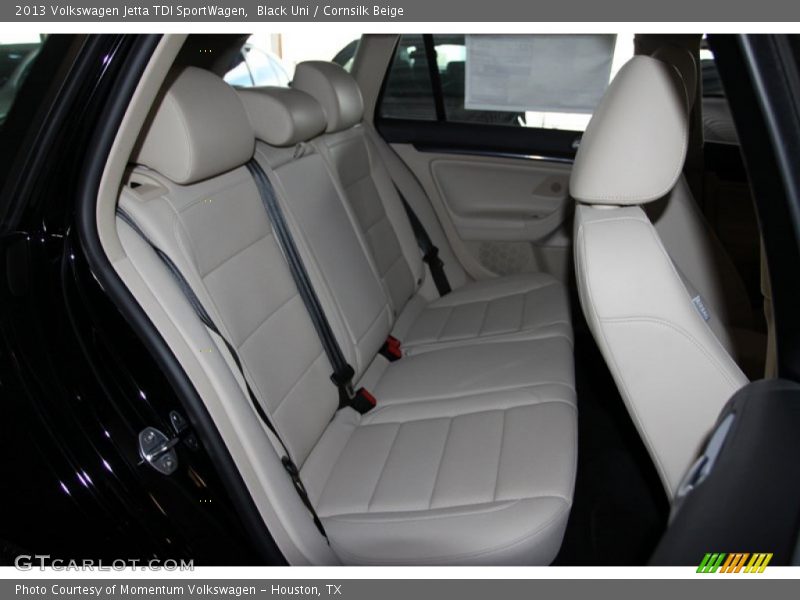 Black Uni / Cornsilk Beige 2013 Volkswagen Jetta TDI SportWagen