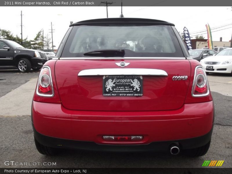 Chili Red / Carbon Black 2011 Mini Cooper Hardtop