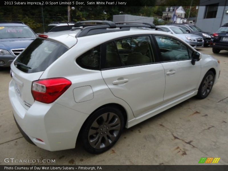 Satin White Pearl / Ivory 2013 Subaru Impreza 2.0i Sport Limited 5 Door