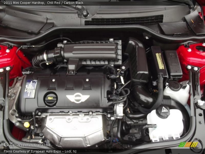 Chili Red / Carbon Black 2011 Mini Cooper Hardtop