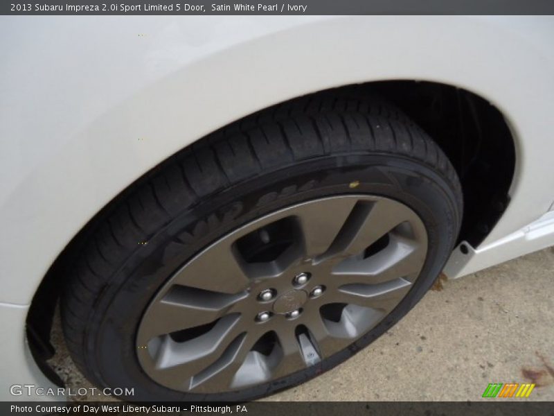 Satin White Pearl / Ivory 2013 Subaru Impreza 2.0i Sport Limited 5 Door