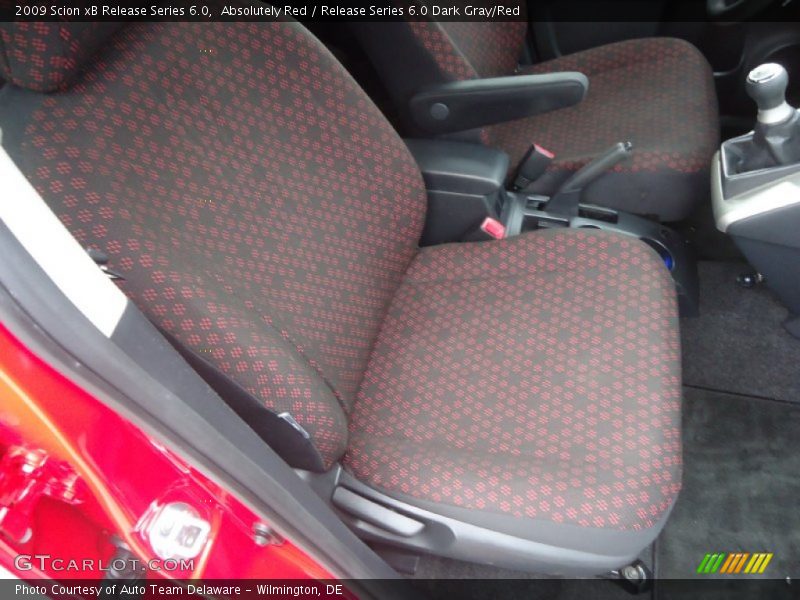 Front Seat of 2009 xB Release Series 6.0