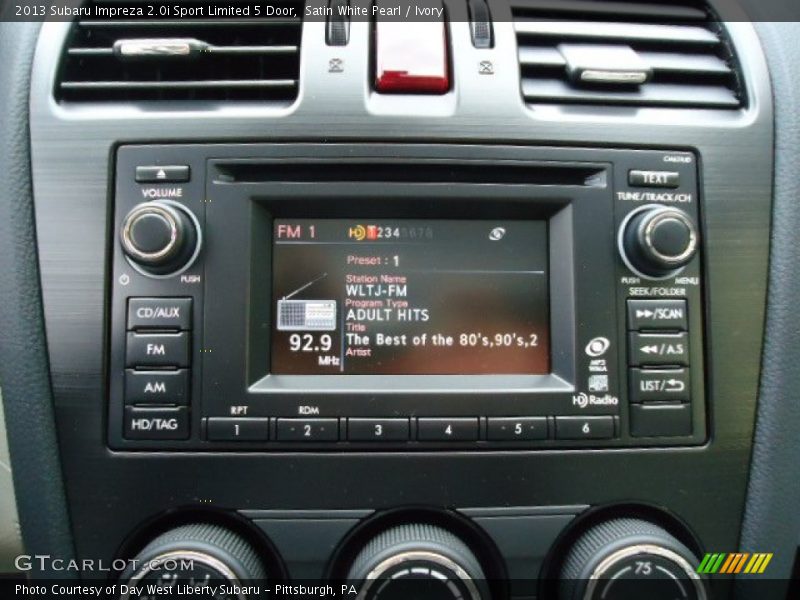 Satin White Pearl / Ivory 2013 Subaru Impreza 2.0i Sport Limited 5 Door