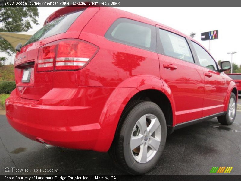 Bright Red / Black 2013 Dodge Journey American Value Package