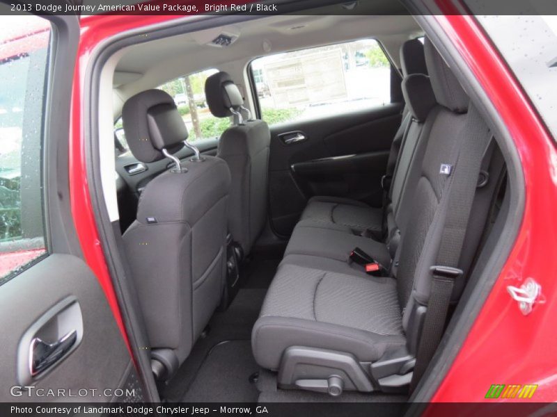 Bright Red / Black 2013 Dodge Journey American Value Package