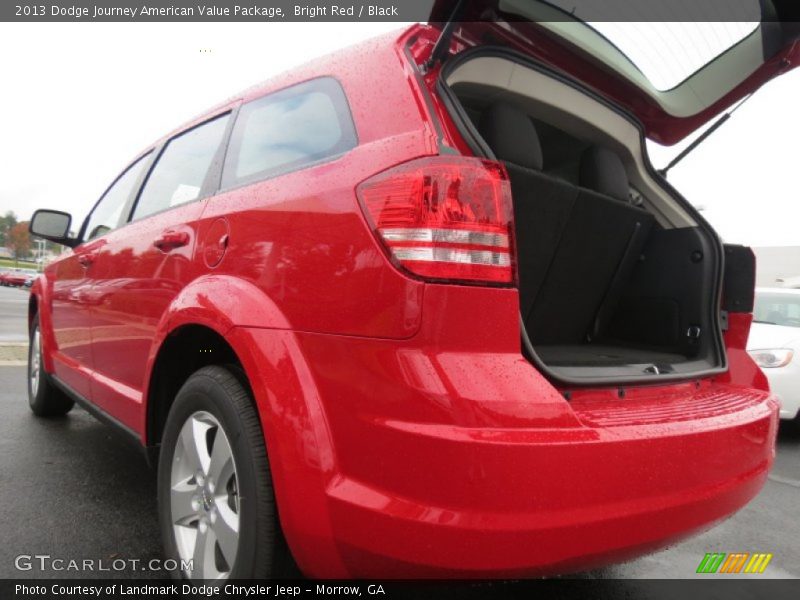 Bright Red / Black 2013 Dodge Journey American Value Package