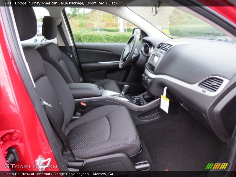 Bright Red / Black 2013 Dodge Journey American Value Package