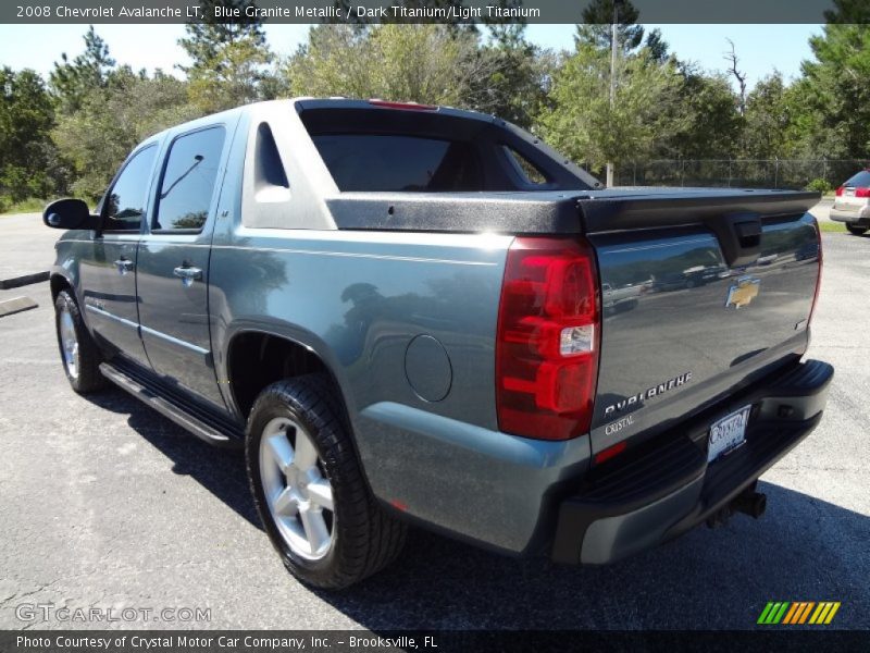 Blue Granite Metallic / Dark Titanium/Light Titanium 2008 Chevrolet Avalanche LT