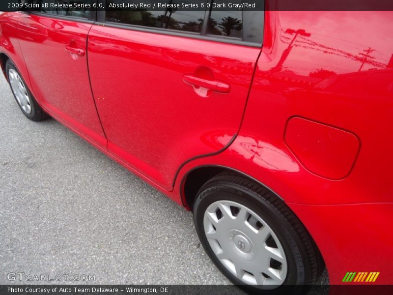 Absolutely Red / Release Series 6.0 Dark Gray/Red 2009 Scion xB Release Series 6.0