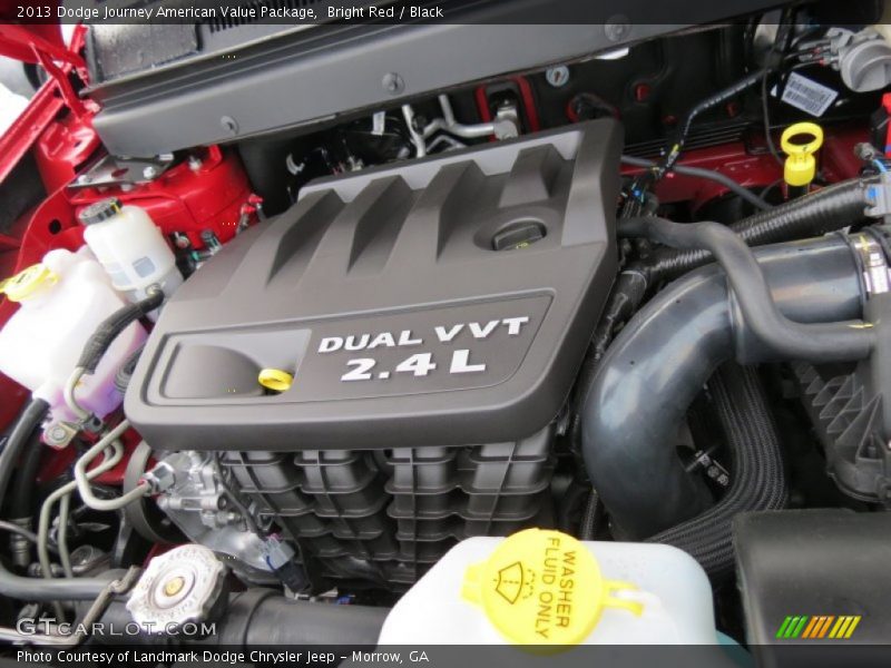 Bright Red / Black 2013 Dodge Journey American Value Package