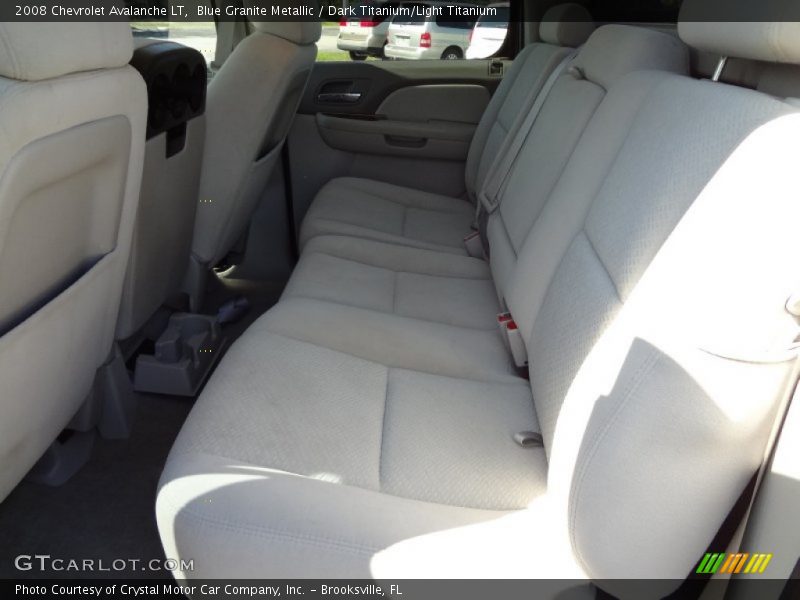 Blue Granite Metallic / Dark Titanium/Light Titanium 2008 Chevrolet Avalanche LT