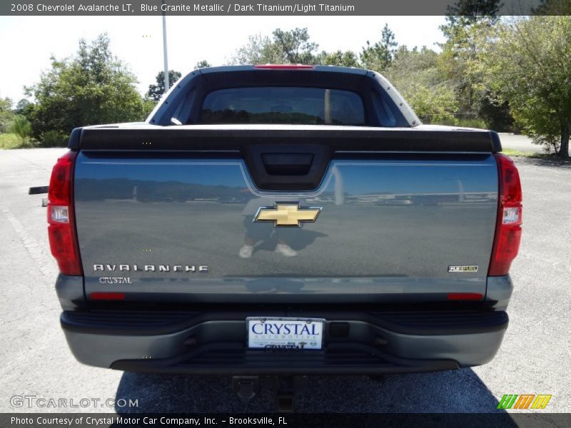 Blue Granite Metallic / Dark Titanium/Light Titanium 2008 Chevrolet Avalanche LT
