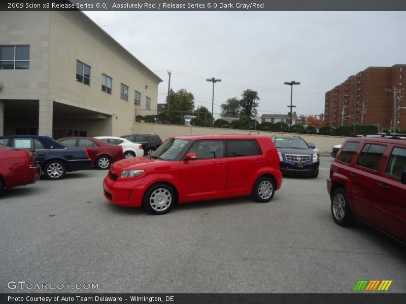 Absolutely Red / Release Series 6.0 Dark Gray/Red 2009 Scion xB Release Series 6.0