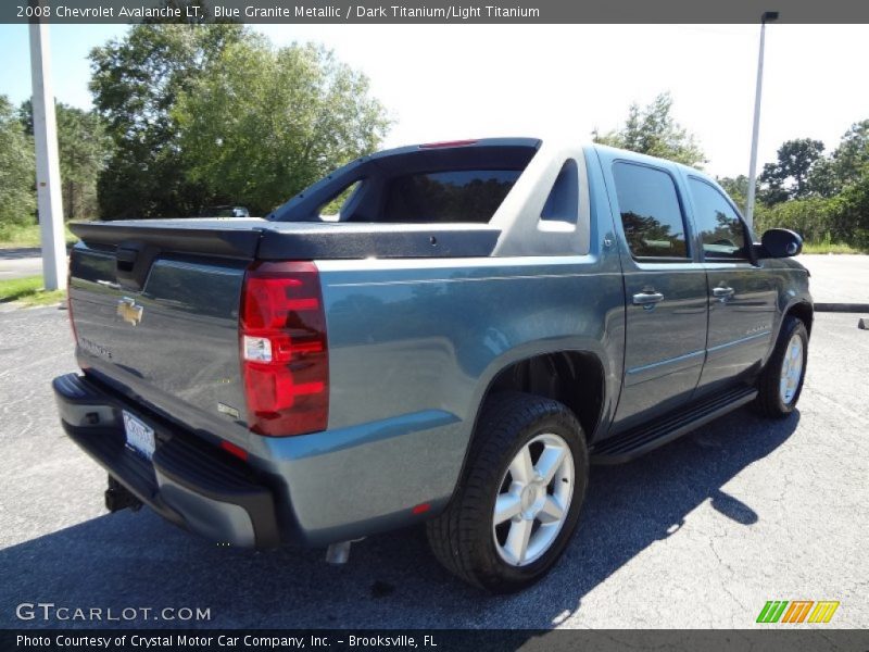 Blue Granite Metallic / Dark Titanium/Light Titanium 2008 Chevrolet Avalanche LT