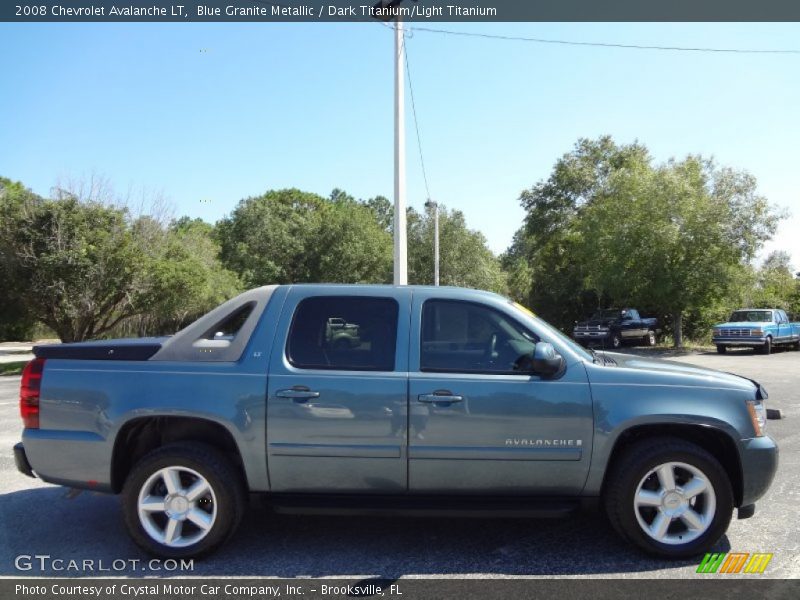 Blue Granite Metallic / Dark Titanium/Light Titanium 2008 Chevrolet Avalanche LT